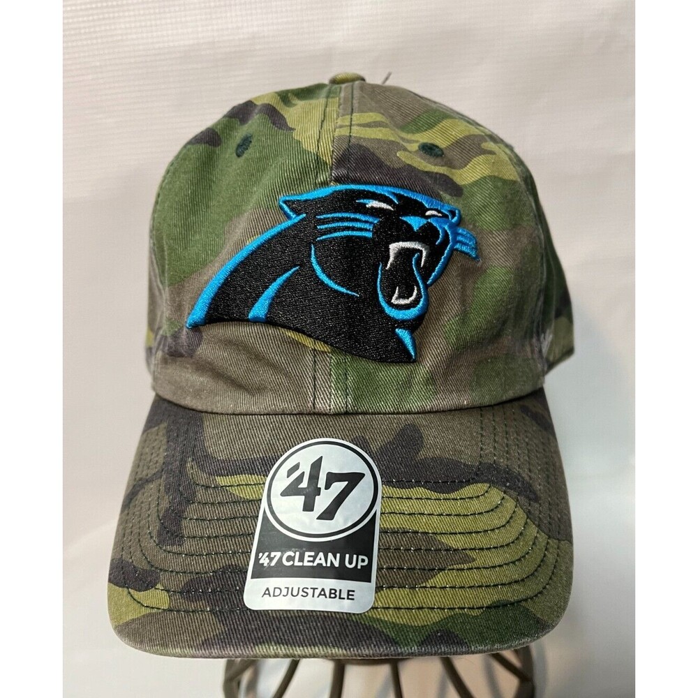 47' Clean Up Camo Carolina Basebal Cap Hat Adjustable One Size NFL Licensed